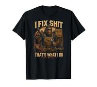 Bigfoot I Fix Shit That's What I Do Funny Daddy Fête des pères T-Shirt