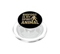 Bigfoot is My Spirit Animal Funny Sasquatch Retro Design PopSockets PopGrip pour MagSafe