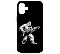 Bigfoot Jouant de la Guitare Volante en V drôle Guitariste Homme Femme Coque pour iPhone 16 Plus