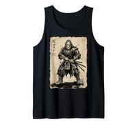 Bigfoot Katana Samurai Japonais Sasquatch Cryptid Vintage Débardeur
