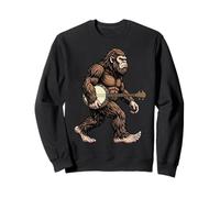 Bigfoot Lecteur de Banjo Sasquatch Bluegrass et Musique Folk Sweatshirt