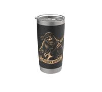 Bigfoot Lets Rock & Roll Vintage Sasquatch Rock Concert Rock Gobelet isotherme en acier inoxydable double paroi