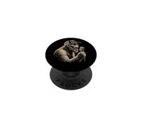 Bigfoot Lets Rock & Roll Vintage Sasquatch Rock Concert Rock PopSockets PopGrip Adhésif