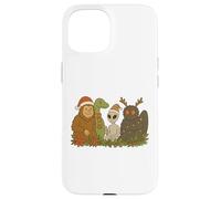 Bigfoot Loch Ness Monster Mothman Alien Cryptid Christmas Coque pour iPhone 15