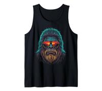 Bigfoot Lunettes de Soleil Montagne Coucher de Soleil Sasquatch Camp Débardeur