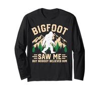 Bigfoot m'a vu mais Personne ne croit qu'il est Un drôle de Sasquatch Manche Longue