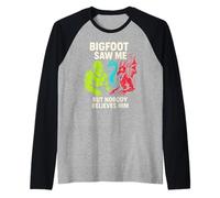 Bigfoot m'a vu, Personne ne Le croit, Un cryptide Amusant pour Hommes Manche Raglan
