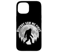 Bigfoot m'a vu pour la première Fois Sasquatch Yeti Moon Funny Big Foot Coque pour iPhone 15