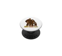 Bigfoot Mediumfoot Smallfood Funny Sasquatch Family PopSockets PopGrip Adhésif