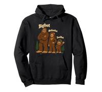 Bigfoot Mediumfoot Smallfood Funny Sasquatch Family Sweat à Capuche