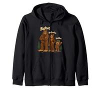 Bigfoot Mediumfoot Smallfood Funny Sasquatch Family Sweat à Capuche
