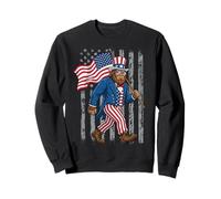 Bigfoot Merica Costume agitant Le Drapeau américain 250 Ans 4 Juillet Sweatshirt