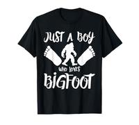 Bigfoot Mom Humour Just A Boy Who Loves Sasquatch T-Shirt