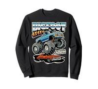 Bigfoot Monster Truck Funny pour Hommes et garçons, Course rétro et Vintage Sweatshirt