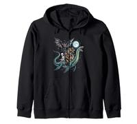 Bigfoot Monstre du Loch Ness avec des créatures légendaires Sweat à Capuche