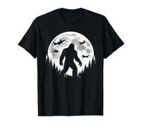 Bigfoot Moon Avions Aviation Aéroport T-Shirt Graphique avec Valeur
