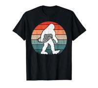 Bigfoot Morel Chasse aux Champignons T-Shirt Graphique avec Valeur, Homme, Noir, L