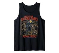 Bigfoot Mothman protège nos Parcs nationaux légendes cryptides Débardeur