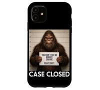 Bigfoot Mugshot You Didnt See Me Nobody Saw Me Étui fermé Coque pour iPhone 11
