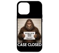 Bigfoot Mugshot You Didnt See Me Nobody Saw Me Étui fermé Coque pour iPhone 12 Pro Max