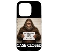 Bigfoot Mugshot You Didnt See Me Nobody Saw Me Étui fermé Coque pour iPhone 15 Pro
