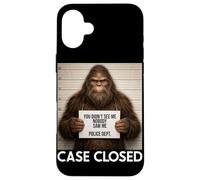 Bigfoot Mugshot You Didnt See Me Nobody Saw Me Étui fermé Coque pour iPhone 16 Plus