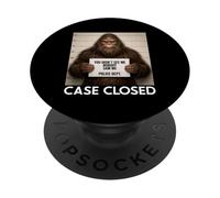 Bigfoot Mugshot You Didnt See Me Nobody Saw Me Étui fermé PopSockets PopGrip Adhésif