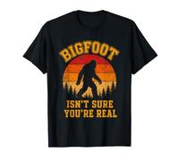 Bigfoot n'est Pas sûr d'être Un Vrai Sasquatch Vintage rétro T-Shirt