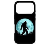 Bigfoot Night Minimalist Full Moon & Trees Sasquatch Coque pour iPhone 17 Pro