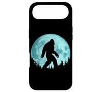 Bigfoot Night Minimalist Full Moon & Trees Sasquatch Coque pour iPhone Air