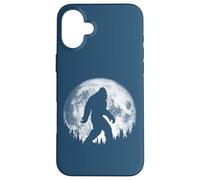 Bigfoot Night Stroll! Cool Full Moon & Trees Sasquatch Coque pour iPhone 16 Plus