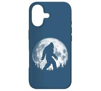 Bigfoot Night Stroll! Cool Full Moon & Trees Sasquatch Coque pour iPhone 17