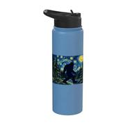 Bigfoot Nuit Étoilée Forêt Nuit Étoilée Bigfoot Stainless Steel Insulated Water Bottle