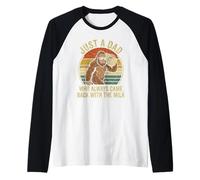 Bigfoot Papa est Juste Un Papa Qui revenait Toujours avec du Lait Manche Raglan