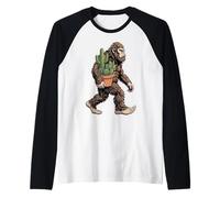 Bigfoot Pot de Cactus Sasquatch Plantes du désert Manche Raglan