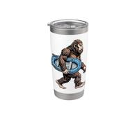 Bigfoot Raft Sasquatch River Rafting Adventure Humo Gobelet isotherme en acier inoxydable double paroi