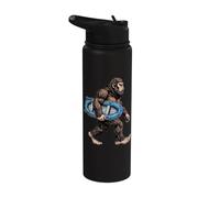Bigfoot Raft Sasquatch River Rafting Adventure Humo Stainless Steel Insulated Water Bottle