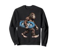 Bigfoot Raft Sasquatch River Rafting Adventure Humo Sweatshirt