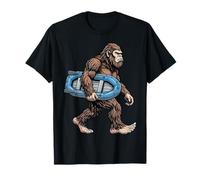 Bigfoot Raft Sasquatch River Rafting Adventure Humo T-Shirt