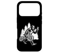Bigfoot Riding Bicycle Vintage Mountain Biking Bigfoot Biker Coque pour iPhone 17 Pro