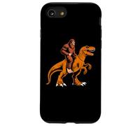 Bigfoot Riding Dinosaure Kids Sasquatch Riding T Rex Boys Coque pour iPhone SE (2020) / 7/8