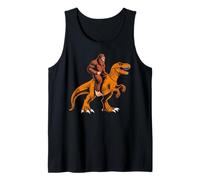 Bigfoot Riding Dinosaure Kids Sasquatch Riding T Rex Boys Débardeur