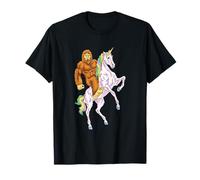 Bigfoot Riding Unicorn Yeti Sasquatch Believe Cryptid T-Shirt