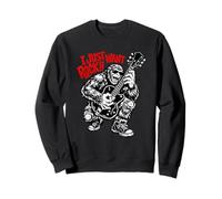 Bigfoot Rock Guitariste Fan de Musique Sasquatch Drôle Sweatshirt