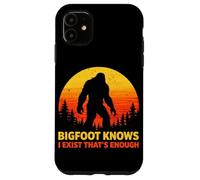 Bigfoot Sait Que j'existe, C'est Assez Sasquatch Vintage Coque pour iPhone 11