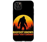 Bigfoot Sait Que j'existe, C'est Assez Sasquatch Vintage Coque pour iPhone 11 Pro Max