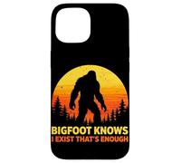 Bigfoot Sait Que j'existe, C'est Assez Sasquatch Vintage Coque pour iPhone 15