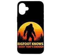 Bigfoot Sait Que j'existe, C'est Assez Sasquatch Vintage Coque pour iPhone 16 Plus