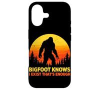 Bigfoot Sait Que j'existe, C'est Assez Sasquatch Vintage Coque pour iPhone 17