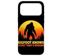 Bigfoot Sait Que j'existe, C'est Assez Sasquatch Vintage Coque pour iPhone 17 Pro Max